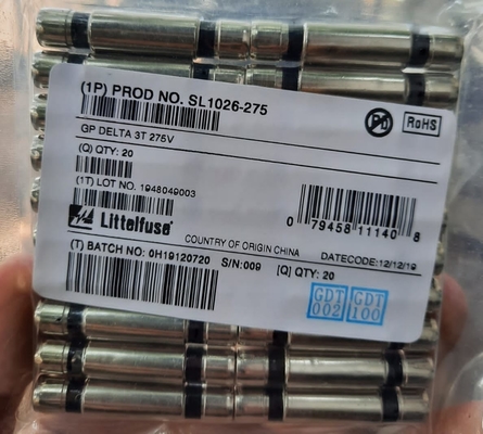 고전력 SL-1026-275 리트텔퓨즈 가스 방전관 플라스마 과전압 보호기