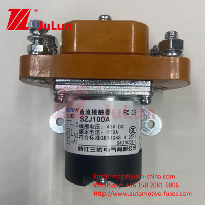 DC 접촉기 충전 스파일 SZJ200A-D ZJ200D 모터 12V 24V 60V 72V 통신 장비