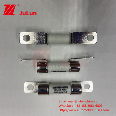 ISO8820 자동차 세라믹 볼트 마운트 퓨즈 30A 40A 50A 750VDC 10*38mm EV325