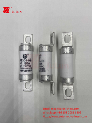 750VDC 세라믹 자동차 퓨즈 RS308 HB 4G 고온 10A 20A 25A 30A 40A 50A 63A 80A 100A 750VDC 퓨즈