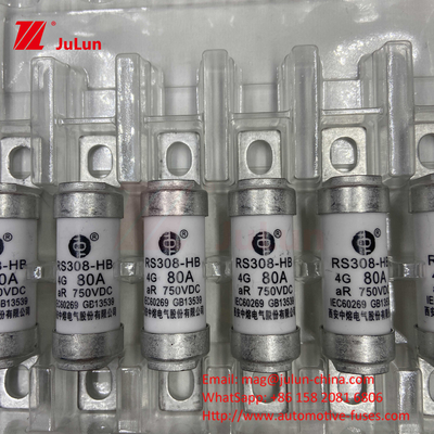 EV 퓨즈 100A 특징 볼트 구조 750VDC 10A 25A 50A 63A
