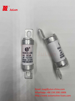 M6 볼트형 EV 퓨즈 750V 80A10A 30A 50A 750VDC EV 퓨즈