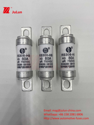 100A80A 750VDC 에너지 저장 장치 10A 25A 30A 50AEV 전압 전기 견인 시스템을 위한 스마트 보호 장치와 함께 마이크로 퓨즈