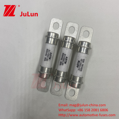 퓨즈 에너지 저장 시스템 500VDC 높은 브레이크 볼트 연결 빠른 퓨즈 15A 30A 50A 전기 차량 전력 변환 시스템