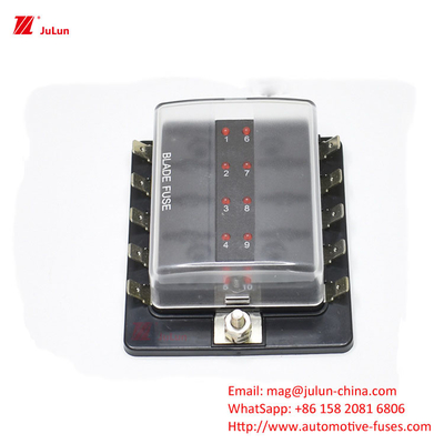 Eu UL 단일/동극성 32V30A-500A 수동 재설정 차단기 나일론 하우징 및 30/50 Amp 볼트 피지 홀더