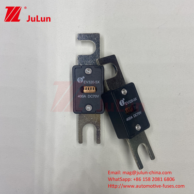 전기 차량용 검은색 세라믹 전압 EV320-5X-200A-N EV 퓨즈 AC DC 퓨즈 박스 M6 M8