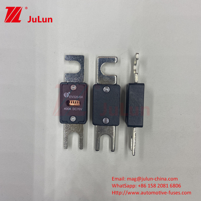 전기 차량용 검은색 세라믹 전압 EV320-5X-200A-N EV 퓨즈 AC DC 퓨즈 박스 M6 M8