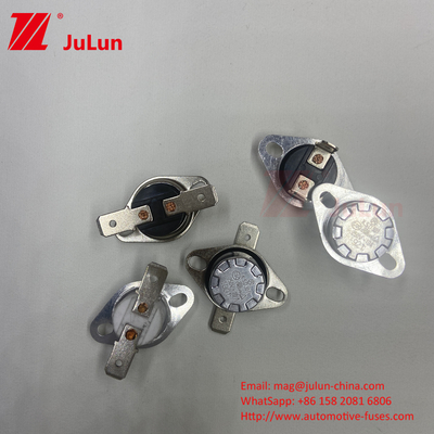 KSD301 열전도 온도 센서 정상적으로 열린 접촉 유형 10A 250V 회로 저항≤50mΩ 제품