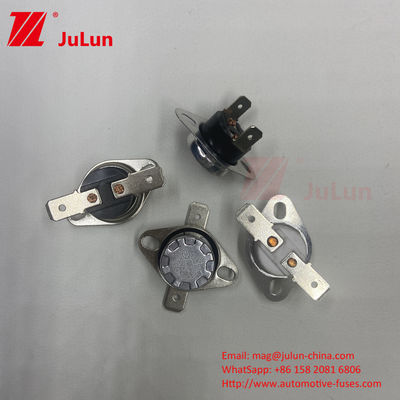 KSD301 비메탈 온도 열 스위치 정상 폐쇄 / 열 자동 재설정 온도