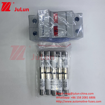 10x38mm 32A 은 원소 태양 퓨즈 광 조력 RT18-32X 10*38mm 실린더 퓨즈 홀더 32A 690V 낮은