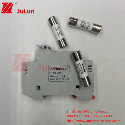 1000VDC 태양 퓨즈 세라믹 30kA 10x38mm 낮은 가격 10x85mm PV 태양 세라믹 DC 퓨즈 링크 1500vdc PV 퓨즈 Fa
