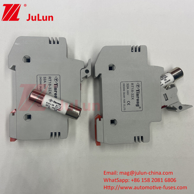 1000VDC 32A PV 인버터용 피우스와 함께 태양 피우스 홀더 RT18-32 15A 20A 32A 태양 피우스의 LED 표시기와 함께 피우스 홀더