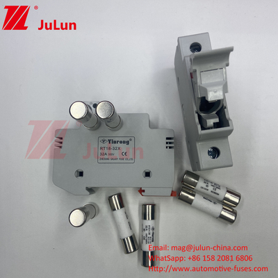 은 원소 태양광 PV 퓨즈 IEC60269.6 표준 Din 가이드 퓨즈 홀더