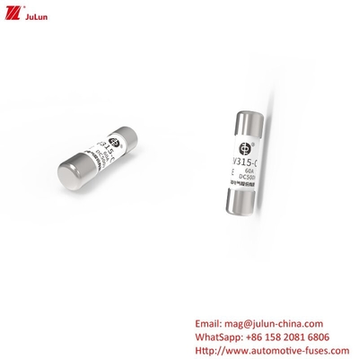 새로운 에너지 전력 중압 고압 세라믹 퓨즈/ EV315-C-3E DC500V 10A,15A,20A,30A,40A,50A.60A