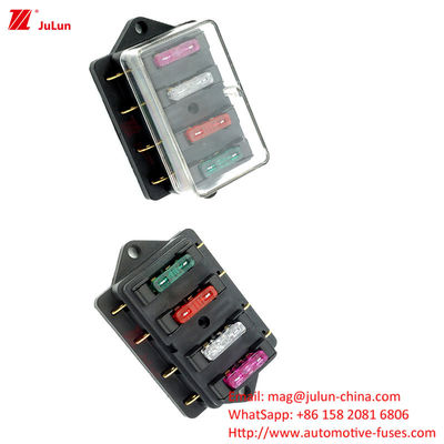 나일론 셸 퓨즈 박스에 있는 구리 콘택트 볼트 EU UL 인증 LED 라이트 멀티 웨이 퓨즈 박스 SBH-6PD S