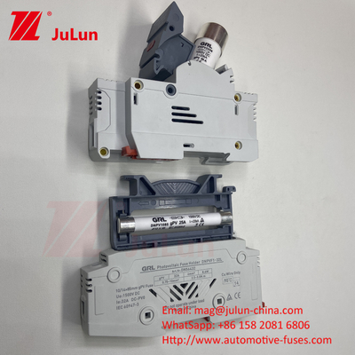 10*38mm gPV 1000VDC 32A FUSE Din 가이드 피우스 홀더