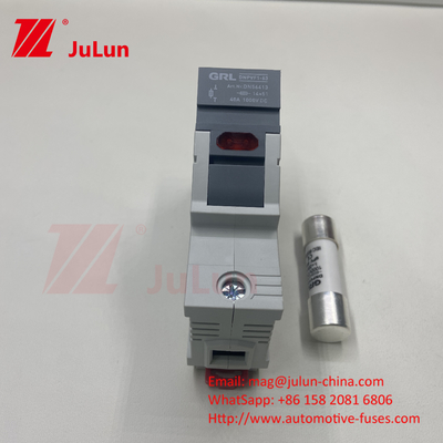 SeanRo 태양광 PV Din 철도 퓨즈 홀더 퓨즈 링크 10 * 38mm 1000V 15amp DC 퓨즈 25A