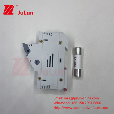 SeanRo 태양광 PV Din 철도 퓨즈 홀더 퓨즈 링크 10 * 38mm 1000V 15amp DC 퓨즈 25A