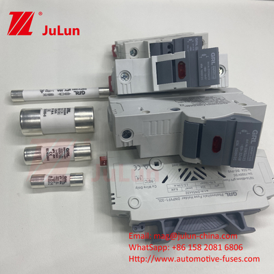 퓨즈 1500vdc 20a DNPVF1-32L 태양계 Pv 퓨즈 1500vdc 고속 펌프 세라믹 DIN 레일 퓨즈 10x85MM 1500V 열 퓨즈