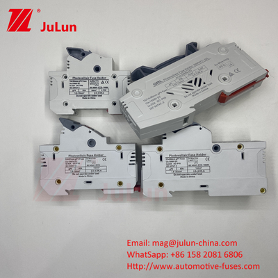 퓨즈 1500vdc 20a DNPVF1-32L 태양계 Pv 퓨즈 1500vdc 고속 펌프 세라믹 DIN 레일 퓨즈 10x85MM 1500V 열 퓨즈
