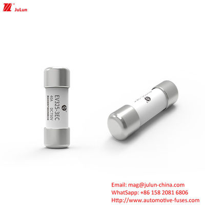 DC 750V 20KA 전기 차량 평면 머리 튜브 퓨즈