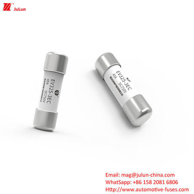 DC 750V 20KA 전기 차량 평면 머리 튜브 퓨즈