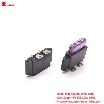 32V 등급 전압 구리 접촉 자동 재설정 회로 차단기 30A-500A 자동차 피지 홀더 나일론 플라스틱