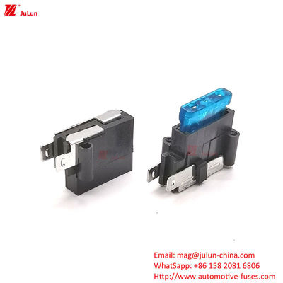 32V 등급 전압 구리 접촉 자동 재설정 회로 차단기 30A-500A 자동차 피지 홀더 나일론 플라스틱