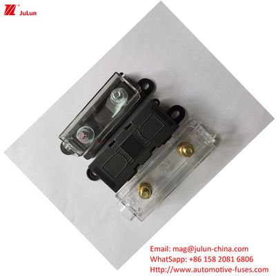 32V DIN 트랙 피지 홀더 30A-500A EU UL 표준 구리 접촉 플라스틱 하우징 볼트 피지 홀더