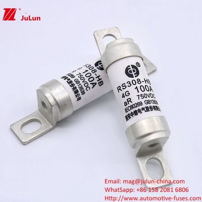 전기 차량 자동차 안전 장치 철도 교통 RS308-HB4G 안전 장치에 볼트 50KA DC750V