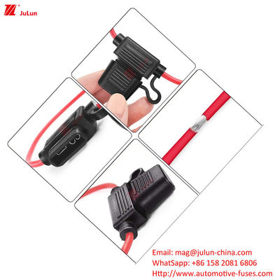 자동차 나일론 퓨즈 홀더 블록 단일 / 듀얼 폴 30A-500A 32V