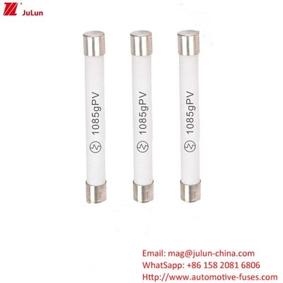 10x85mm 10A1500A 광전기 퓨즈 전압 점수 전류 제한 퓨즈