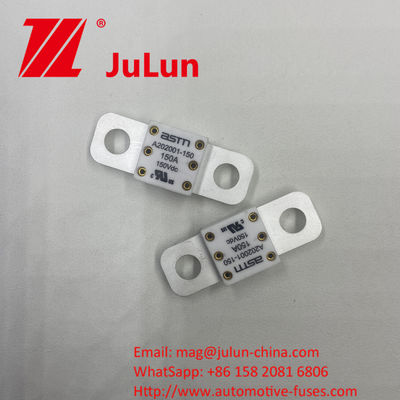 ASTM 전기 전류 100A 150VDC A202001 내구성 있는 성능을 위한 세라믹 자동차 퓨즈