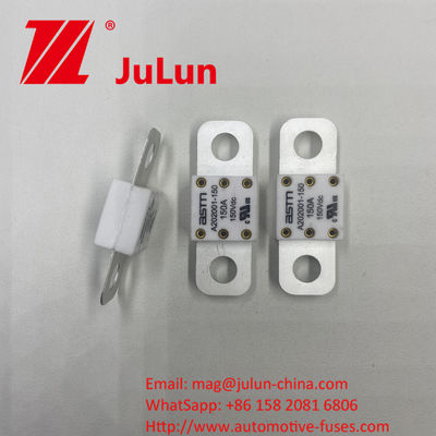 세라믹 자동차 퓨즈 ASTM A202001-200A 150VDC EV 견인 시스템에 대한 은 재료 20KA 틈이 용량 16-20KA 400A 500A