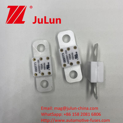 A202001-200A 고전압 애플리케이션용 ASTM 세라믹 자동차 안전기 분쇄 용량 20KA 100-350A 등급 전압 150VDC