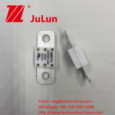 ASTM A202001-100A 150VDC 작은 크기의 세라믹 자동차 안전기 M8 고전량 등급 단회로 보호용으로 11-13N·m의 긴 토크를 권장합니다