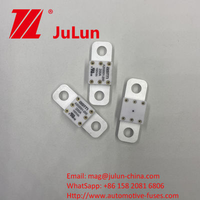 ASTM A202001-100A 150VDC 작은 크기의 세라믹 자동차 안전기 M8 고전량 등급 단회로 보호용으로 11-13N·m의 긴 토크를 권장합니다