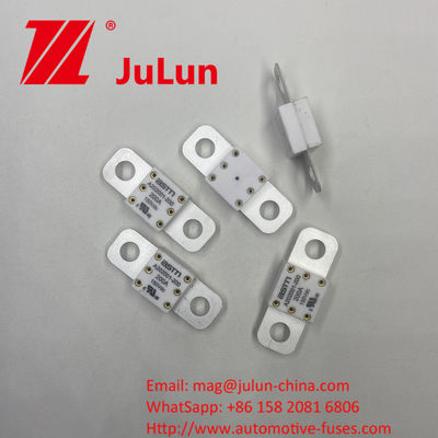 150VDC 등급전압 세라믹 A202001-500A 구리 은, 쿼츠 모래 및 금으로 만든 구멍 거리가 39mm의 자동차 안전기