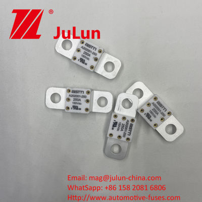 스크루 볼트 장착 방법 ASTM A202001 400A 125VDC 세라믹 차량 피우스 구리 및 쿼츠 모래 재료