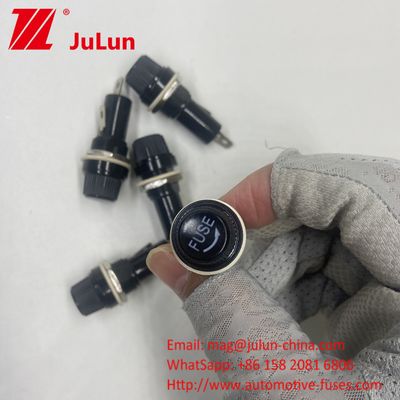 유리 튜브 6x30mm 회로 퓨즈 홀더 20A 30A 80A