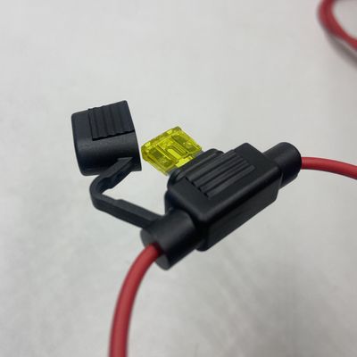 UL 방수형 직선 블레이드 퓨즈 박스 표준/중간 플러그 자동차 퓨즈 홀더 22awg 20awg 18awg 16awg 14awg 12awg 10awg