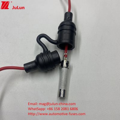 10*38mm 실린더적 피질 방수 IP68 UL 와이어와 함께 인라인 피질 홀더 커버