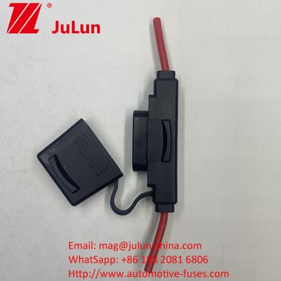 ATC/ATO 커스텀 인라인 피우스 홀더 14AWG 16AWG 18AWG 20AWG 와이어링 하번 80AMP 블레이드 피우스 자동차 피우스 홀더