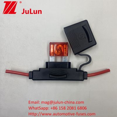 ATC/ATO 커스텀 인라인 피우스 홀더 14AWG 16AWG 18AWG 20AWG 와이어링 하번 80AMP 블레이드 피우스 자동차 피우스 홀더