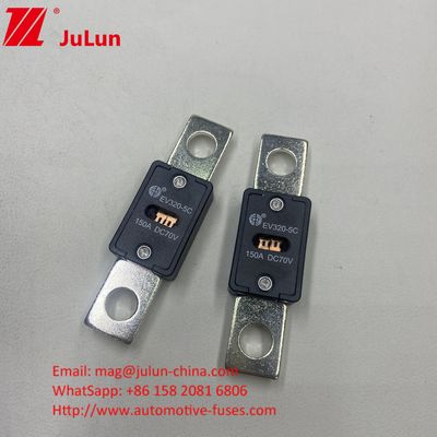 EV320-5X 80A 70VDC SINOFUSE 세라믹 자동차 안전 장치 크기가 작다 단회로 보호 구리 은 쿼츠 모래 금