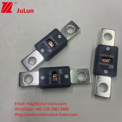 EV320-5X 자동차 블레이드 퓨즈 70VDC 400A 분쇄 용량 6KA