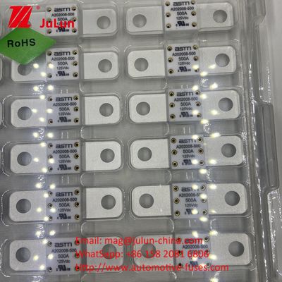 ASTM A202008 세라믹 자동차 퓨즈 300A 125VDC 20KA 분쇄 용량