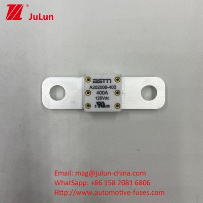 A202008 ASTM 350A 125VDC 세라믹 자동차 안전 장치 전기 특성 1.0in 4 시간 3.0in 10s 최저 단회로 보호용 작은 크기