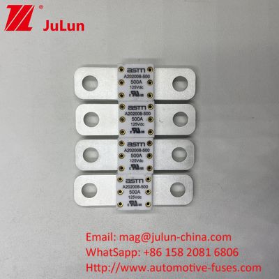 높은 분쇄 용량 350A 125Vdc EV 피우스 작은 크기 높은 전류 등급 단회로 보호