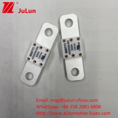 EV 세라믹 자동차 배터리 퓨즈 500A 125VDC ASTM 자동차